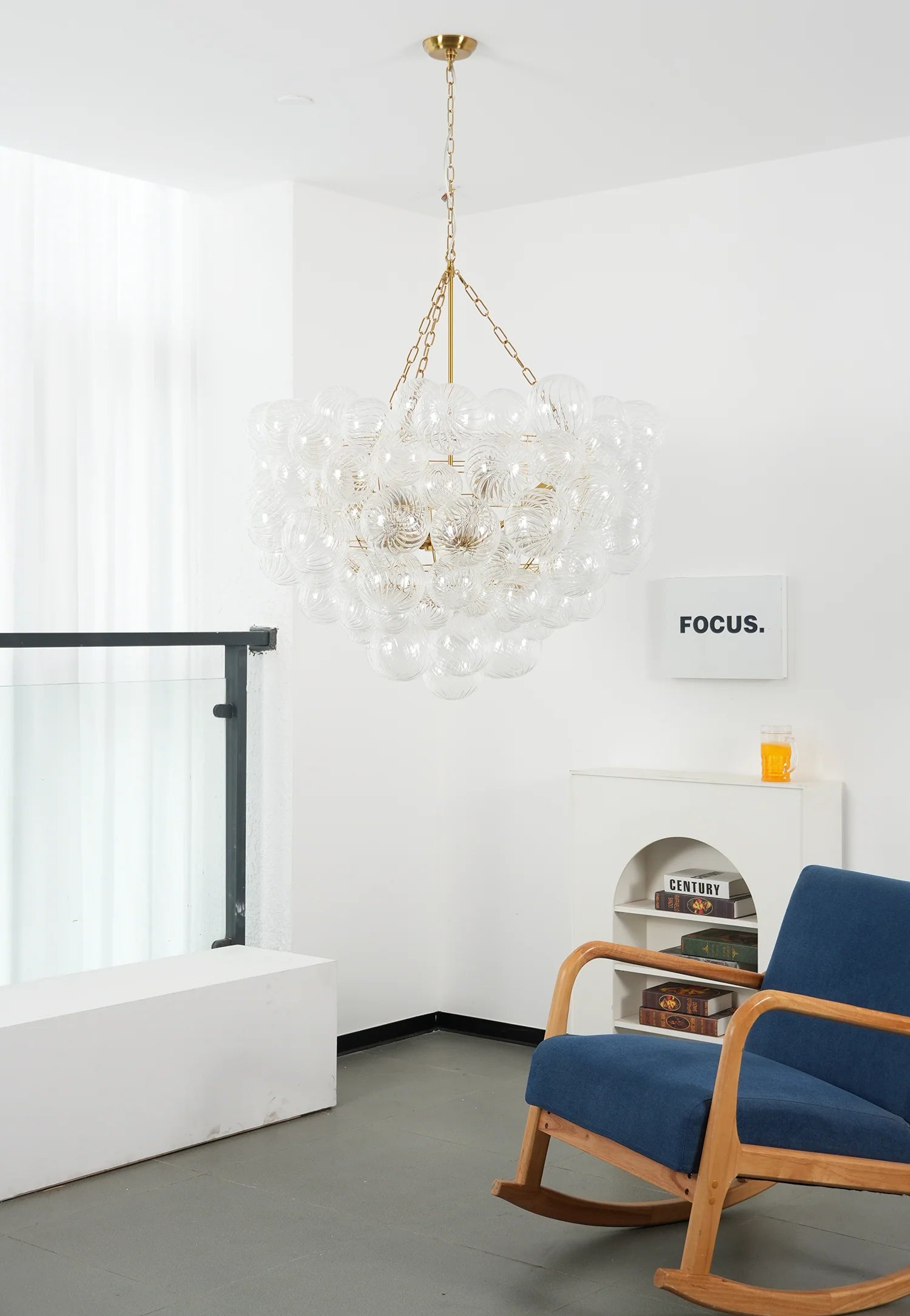 Bubbles Glass Ball Chandelier