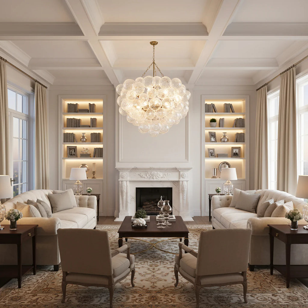 Bubbles Glass Ball Chandelier
