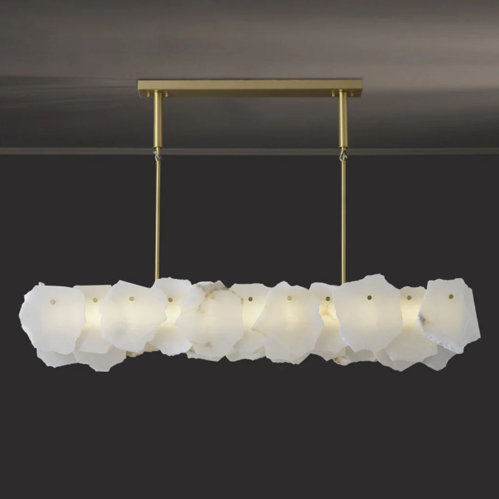 Irregular Burton Alabaster Chandelier