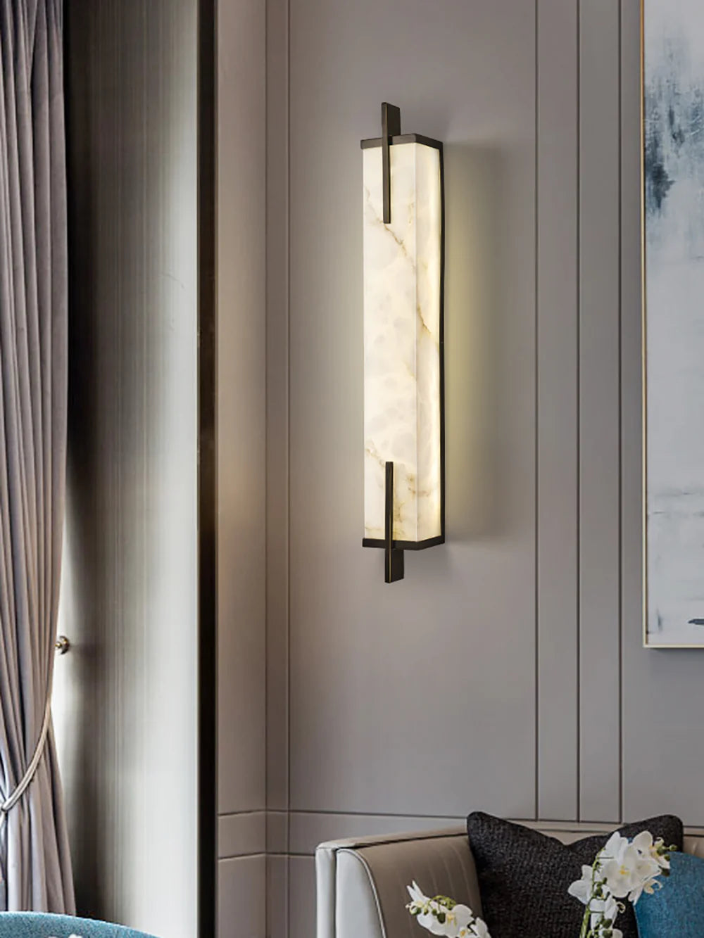 Alabaster Calliope Wall Sconce