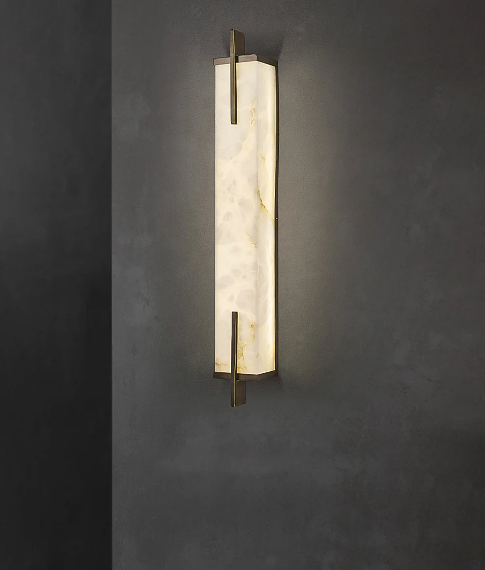 Alabaster Calliope Wall Sconce