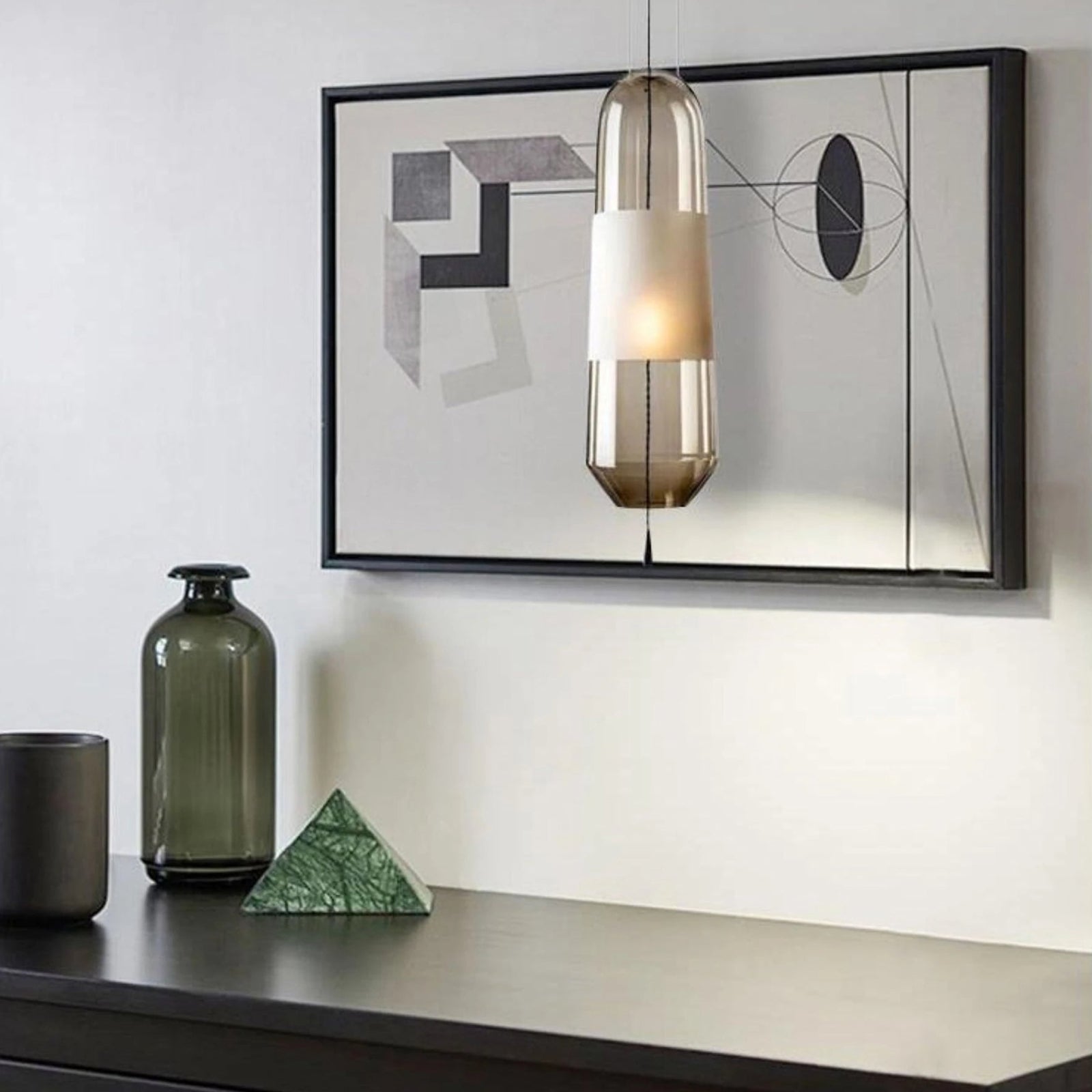 Capsule Glass Pendant Lamp