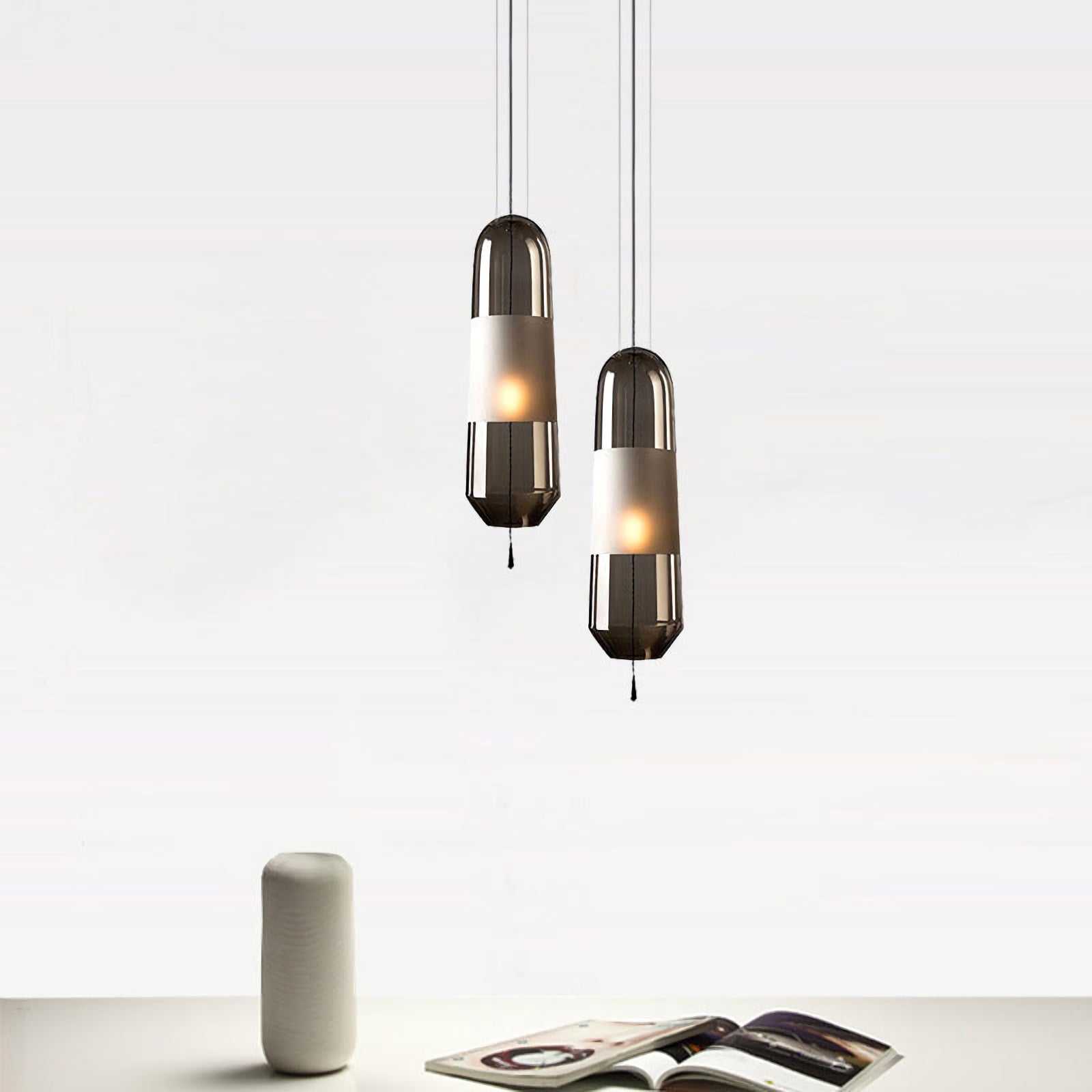 Capsule Glass Pendant Lamp