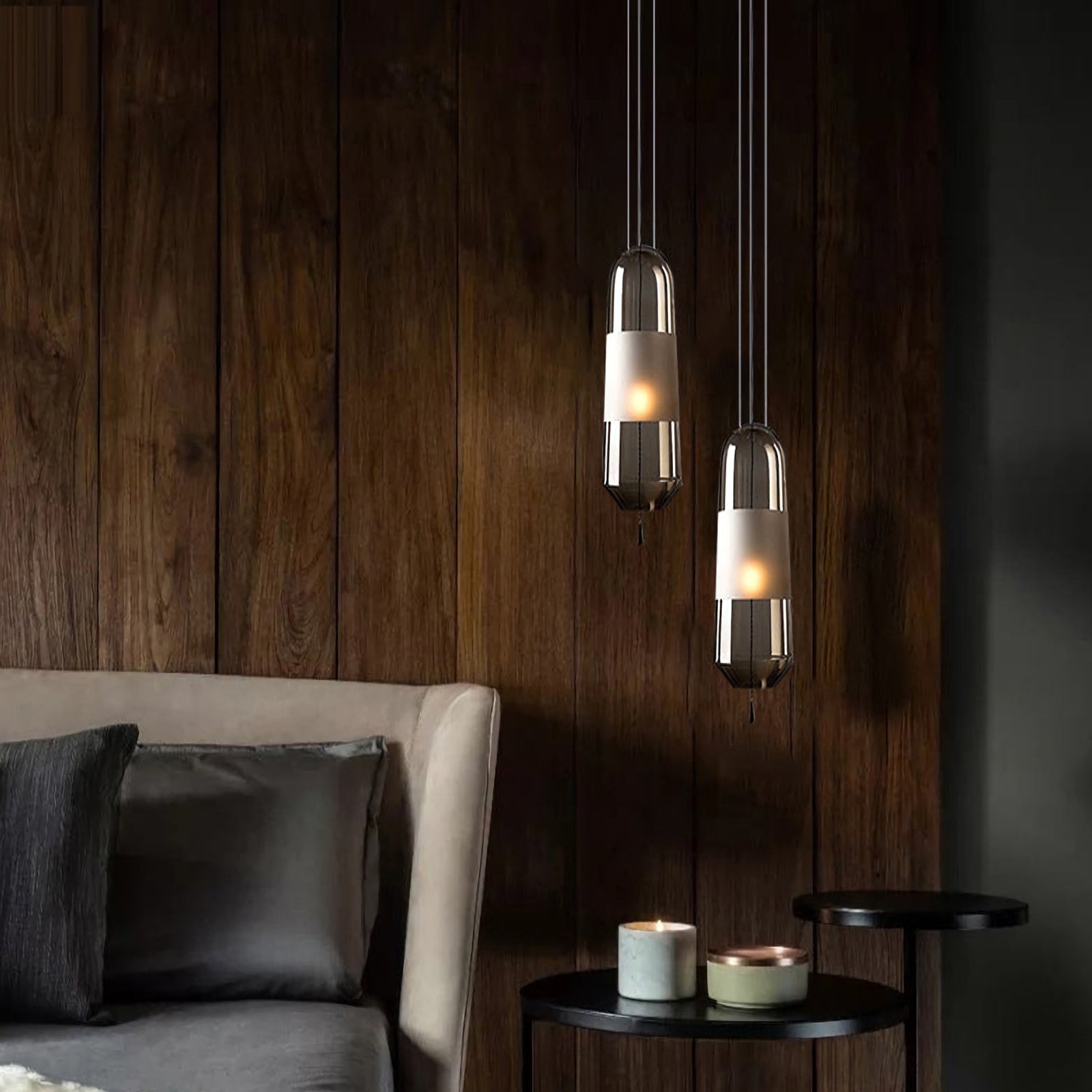 Capsule Glass Pendant Lamp