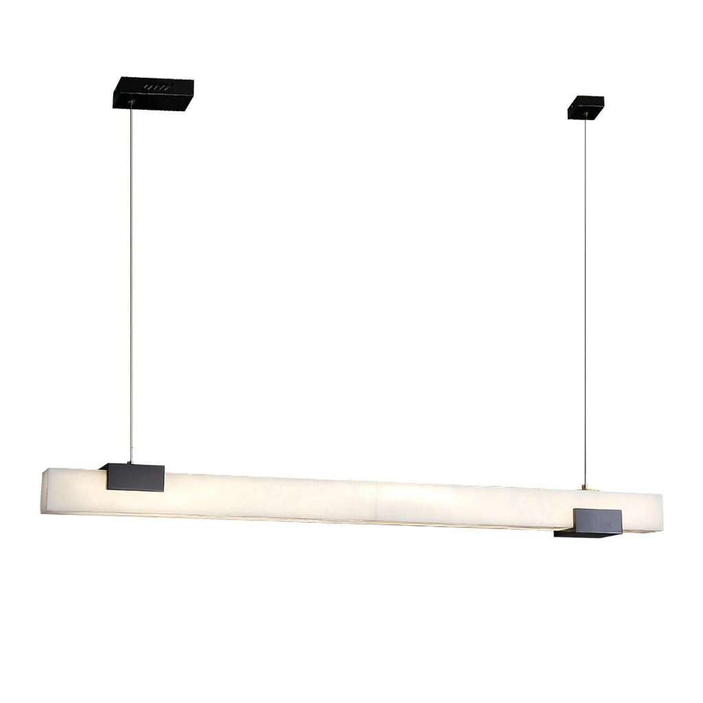 Alabaster Cary Black Pendant Light
