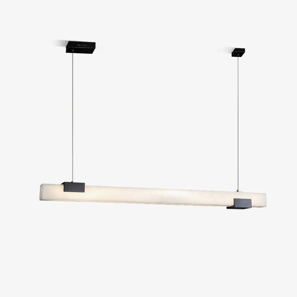 Alabaster Cary Black Pendant Light