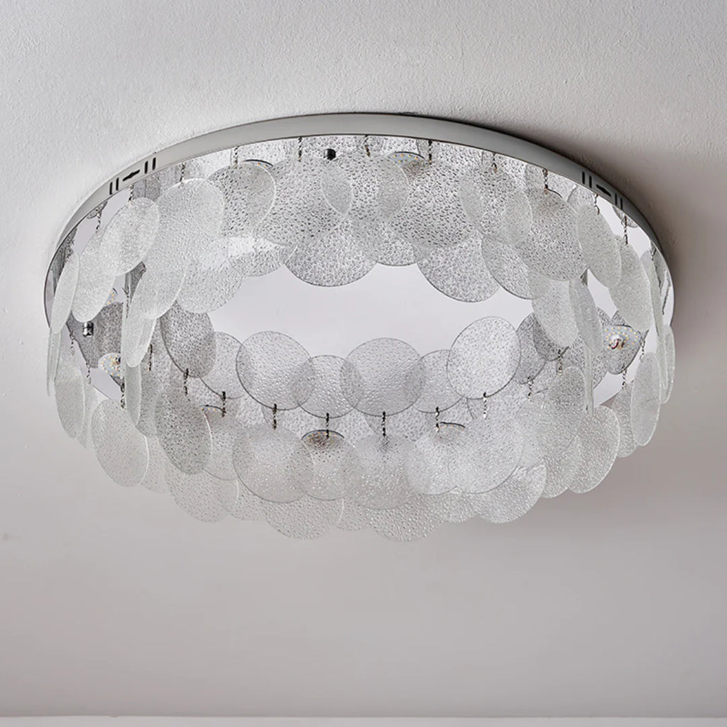 Casper Disc Glass Ceiling Lamp