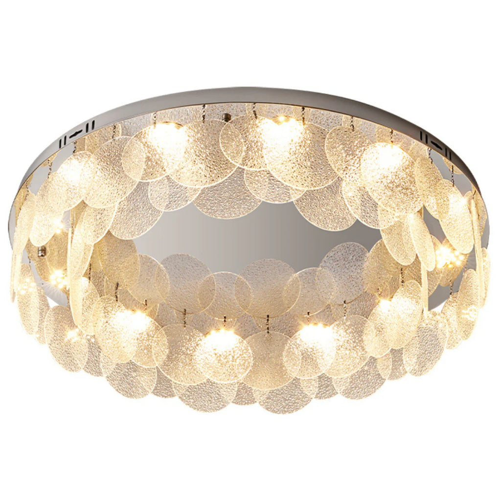 Casper Disc Glass Ceiling Lamp