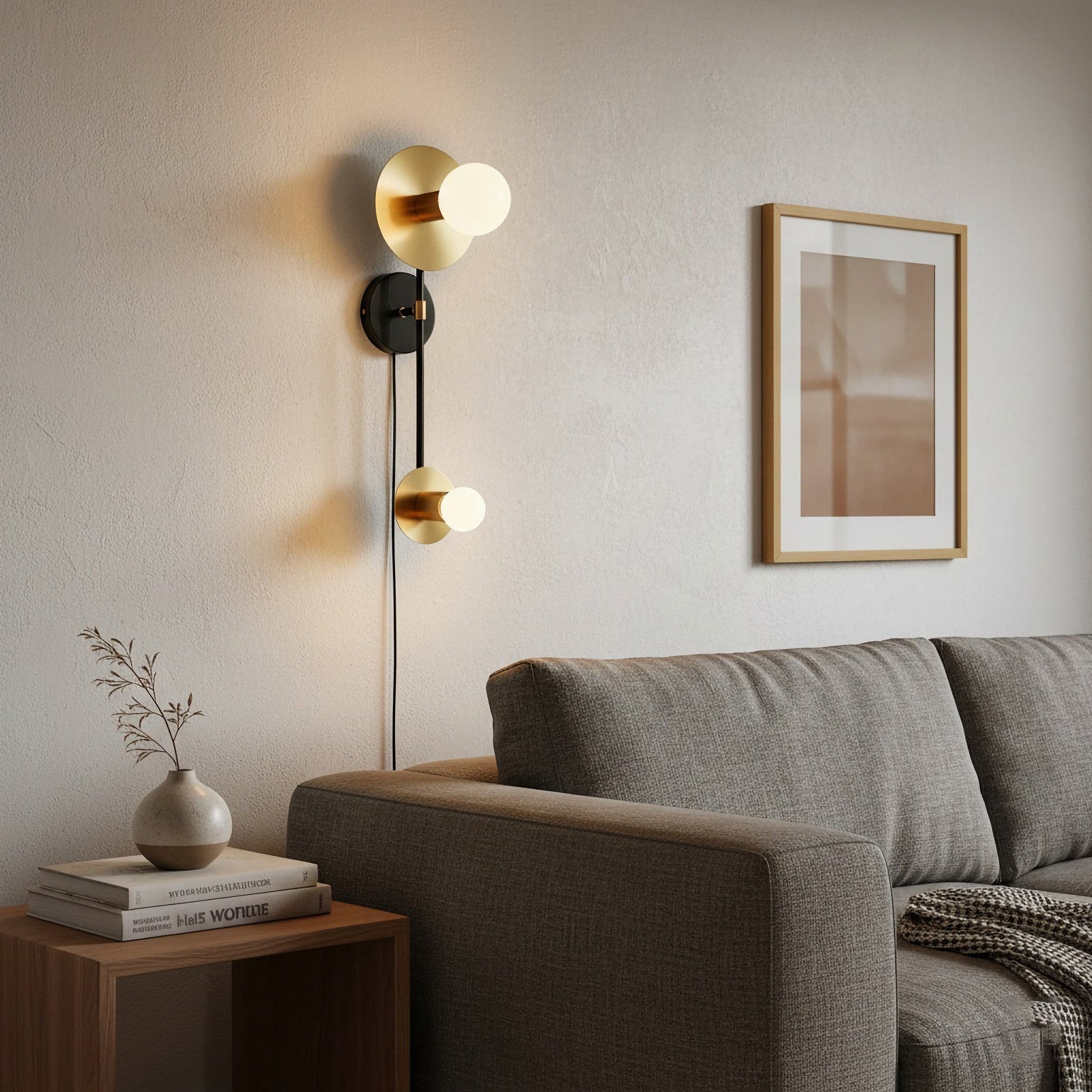 Contemporary Geometric Composition Wall Lamp