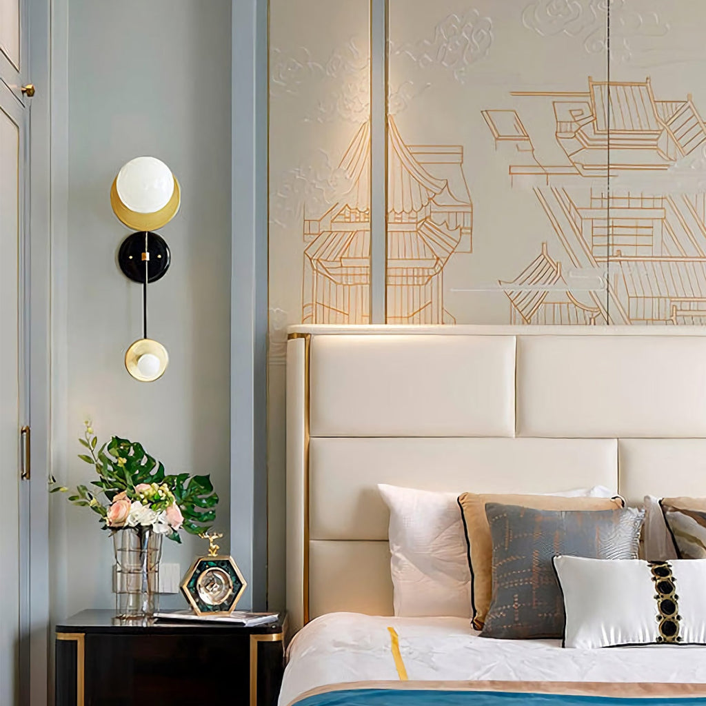 Contemporary Geometric Composition Wall Lamp