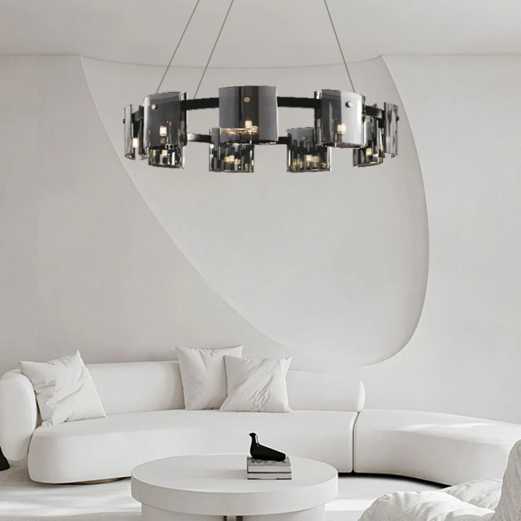 Circular Corlota Glass Chandelier