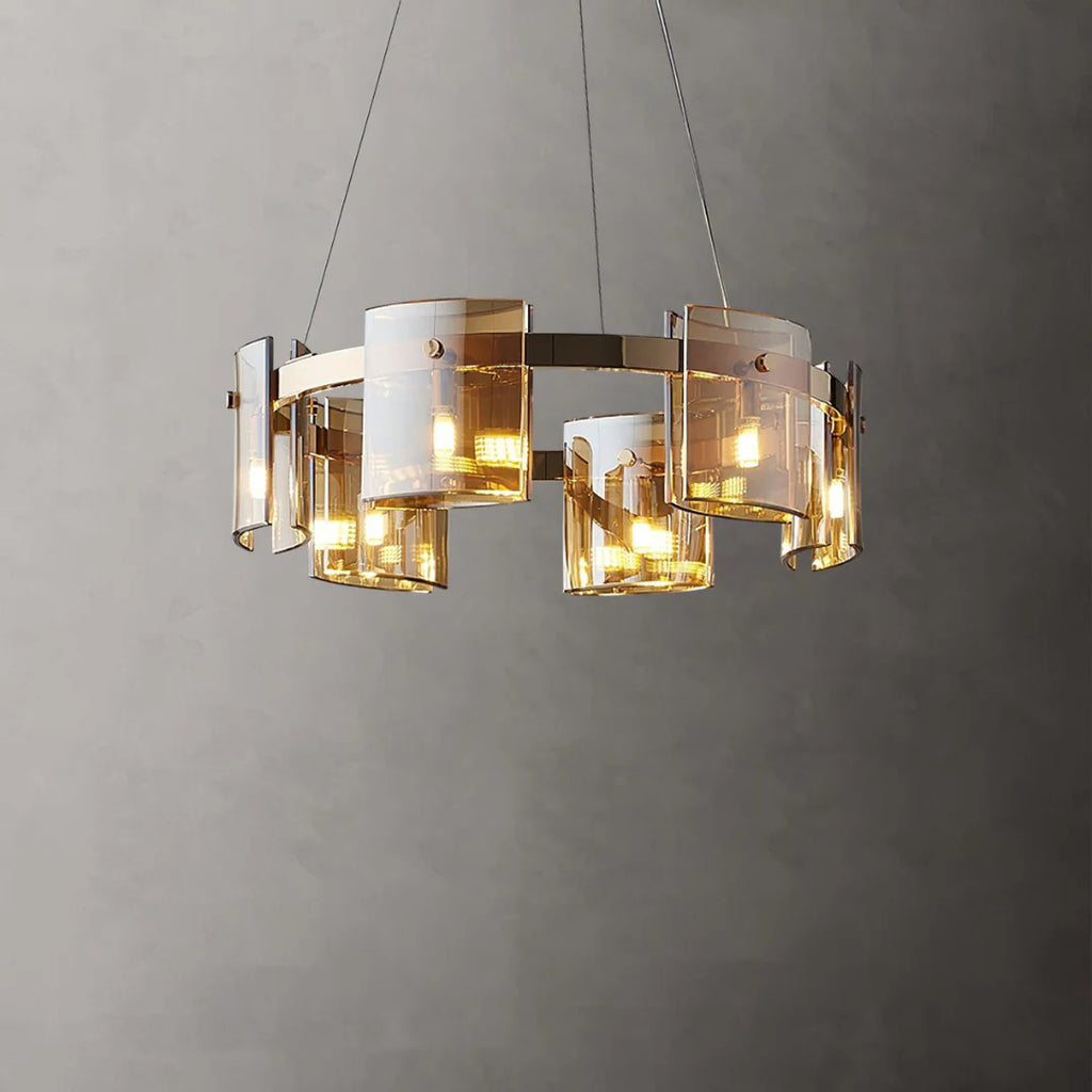 Circular Corlota Glass Chandelier