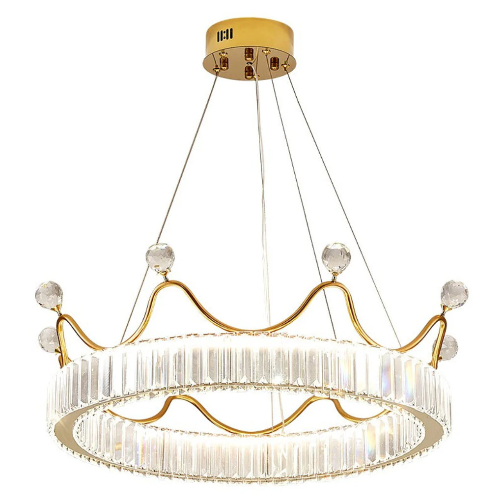 Crown Crystal Round Crystal Chandelier
