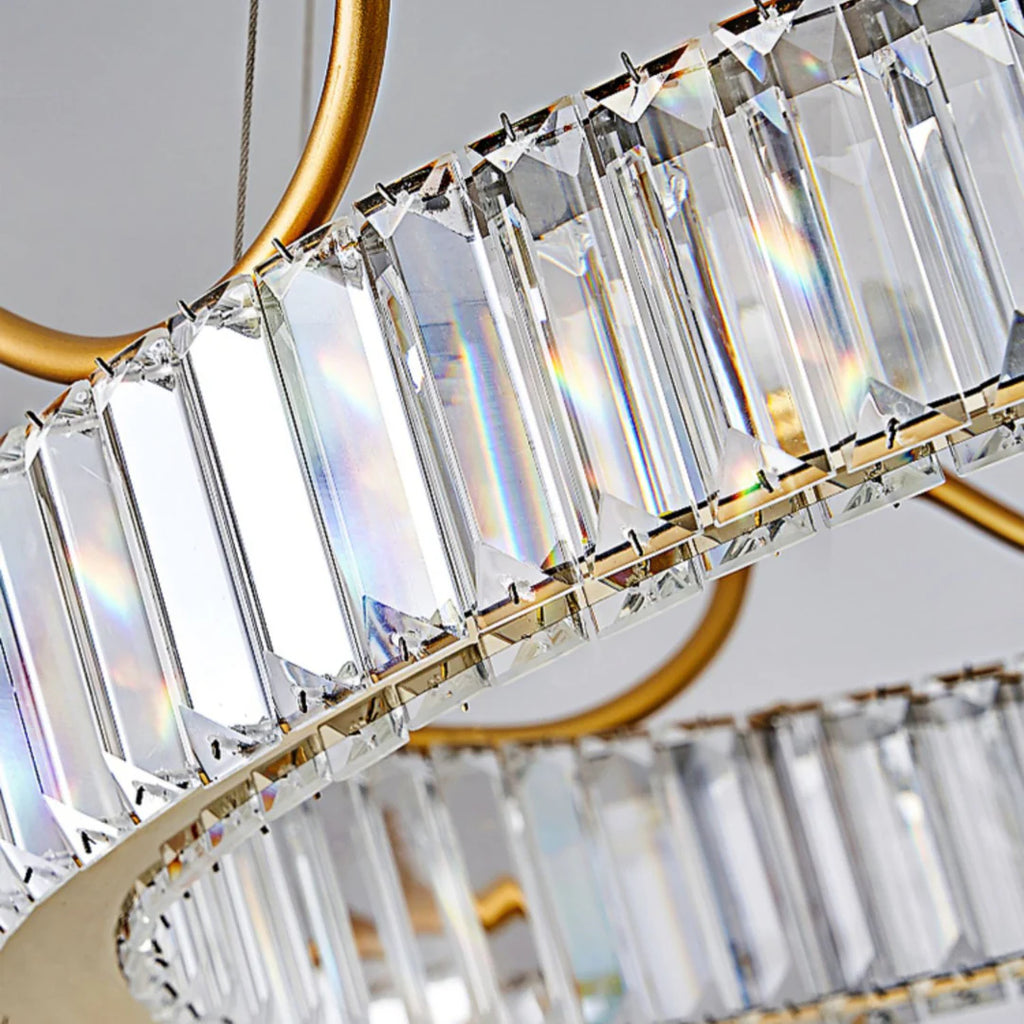 Crown Crystal Round Crystal Chandelier