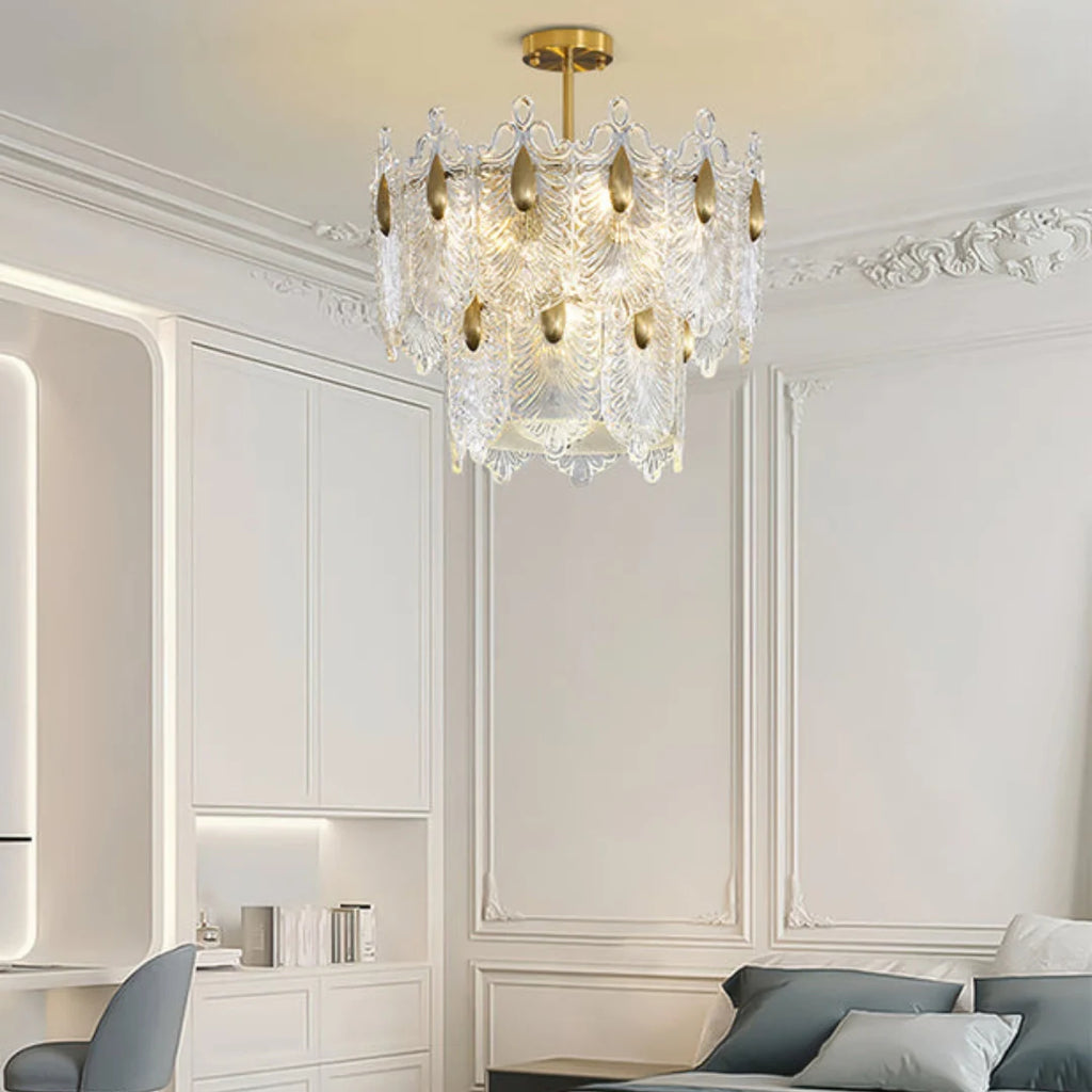 Decazes Texture Glass Chandelier