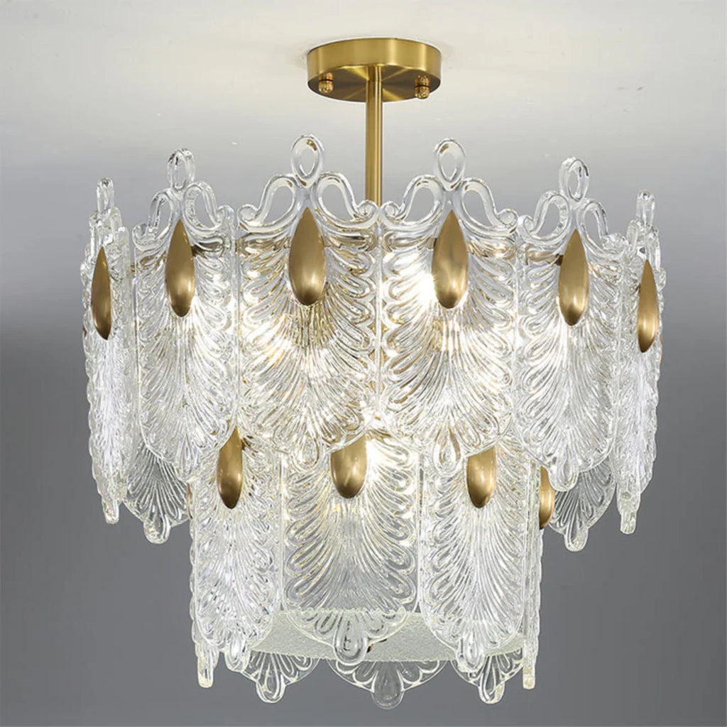 Decazes Texture Glass Chandelier