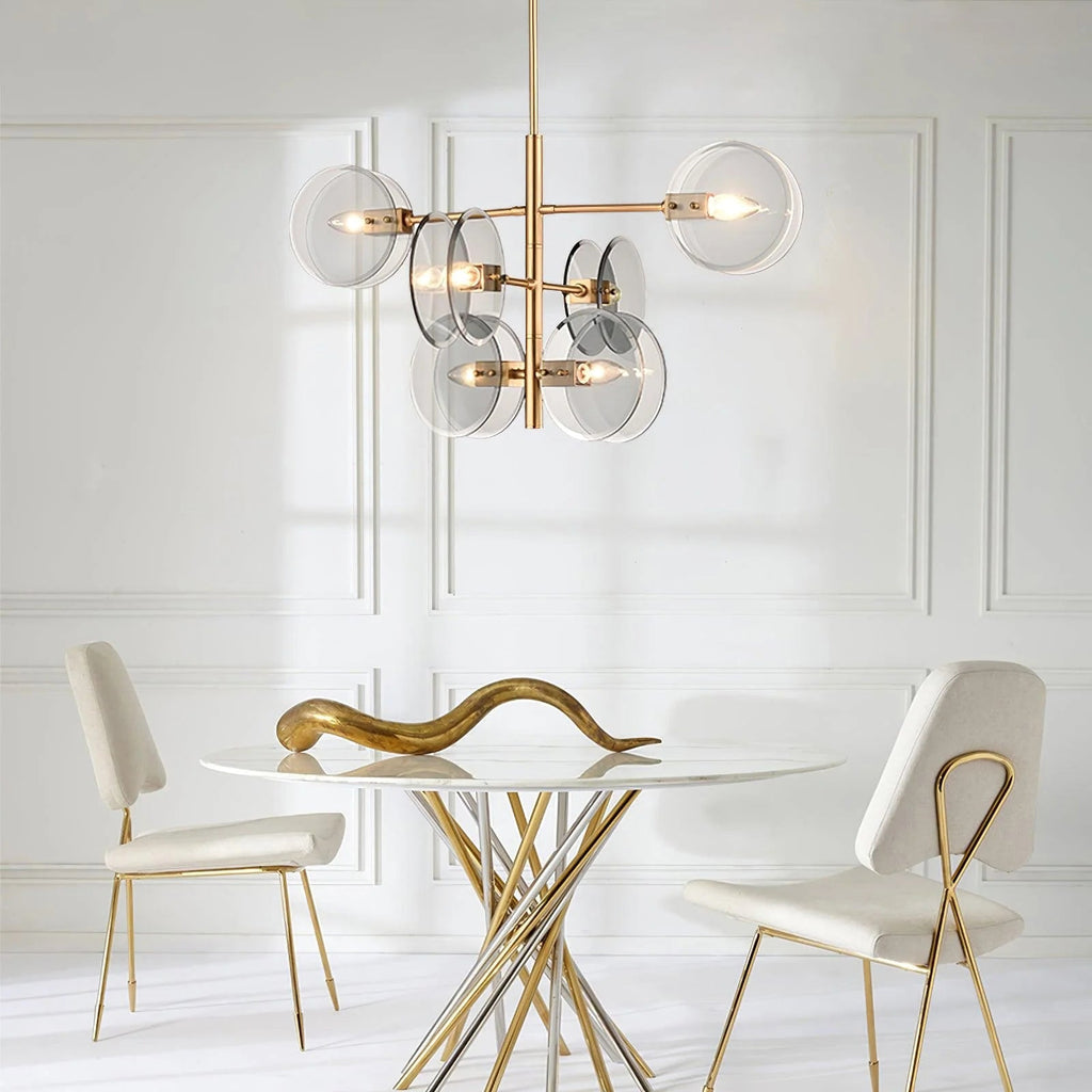 Disc Arteriors Norwich Glass Chandelier