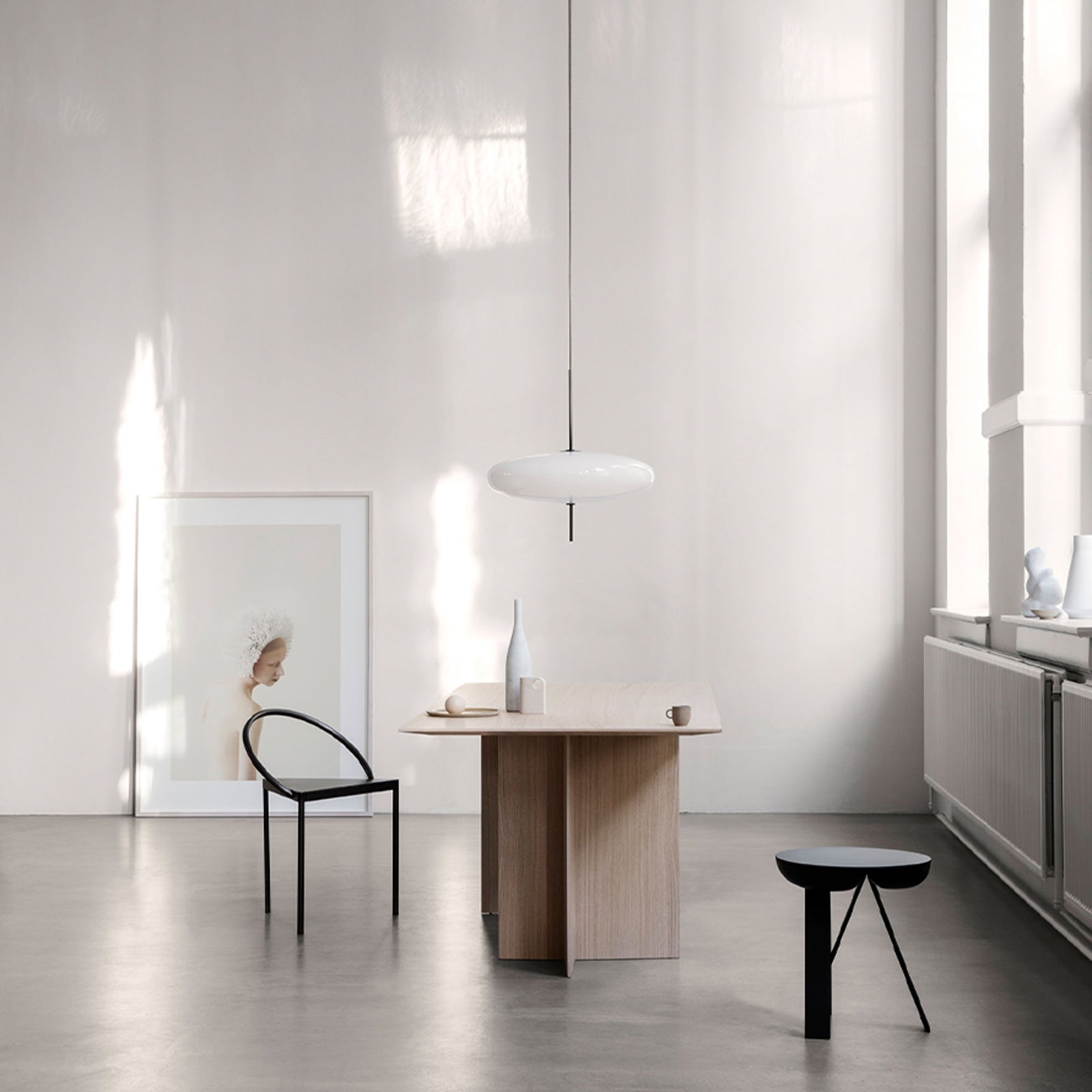 Floating Orb Ceiling Light