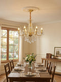 Floral Candelabra Crystal Chandelier