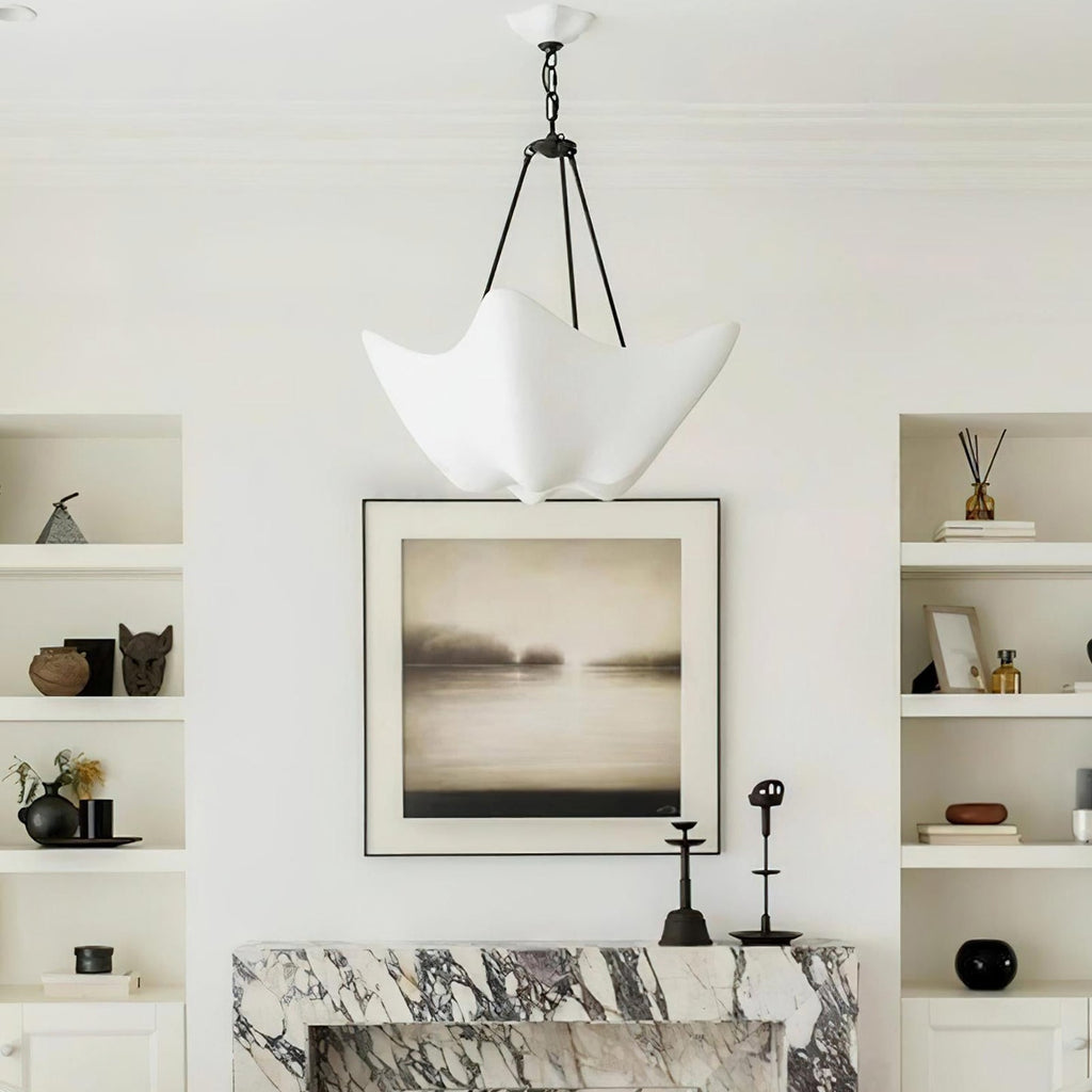 Flowing Plaster Chandelier