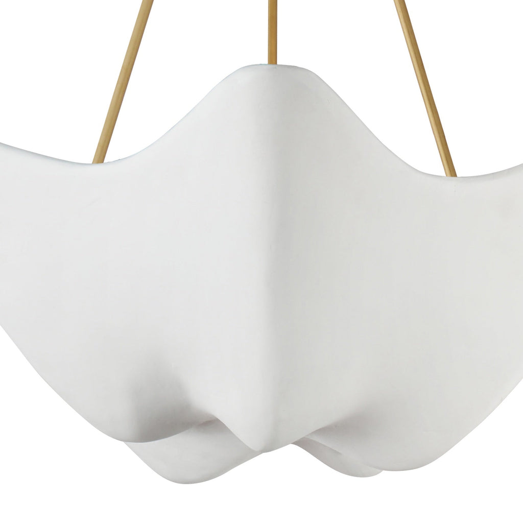 Flowing Plaster Chandelier