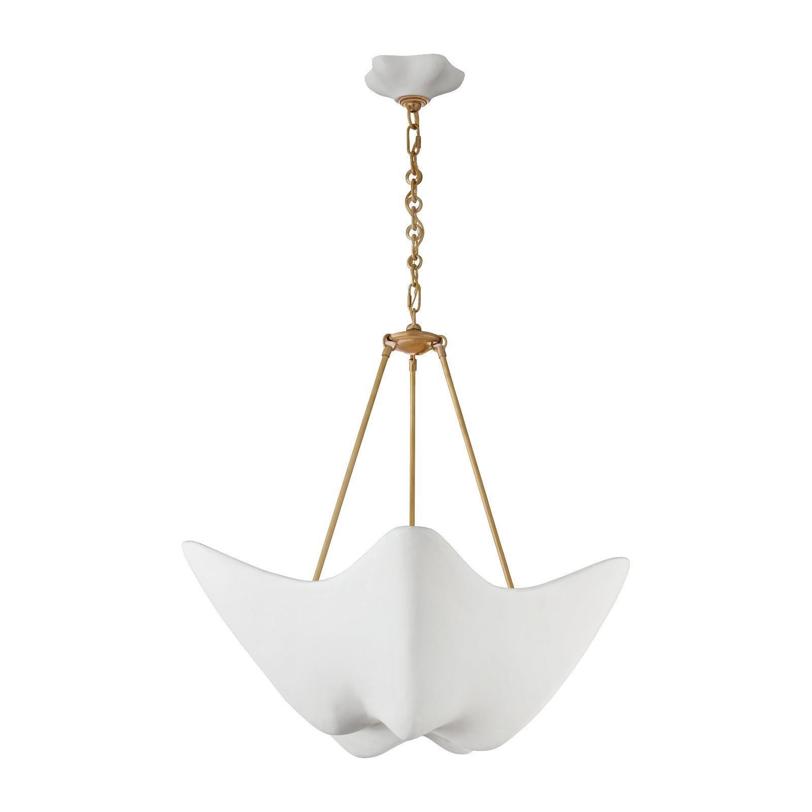 Flowing Plaster Chandelier
