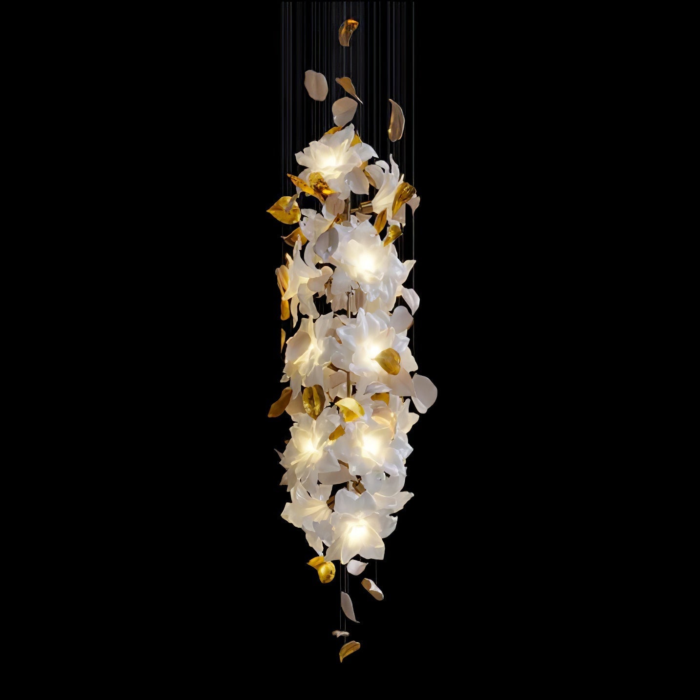 Flying Flowers Fluttering Chandelier