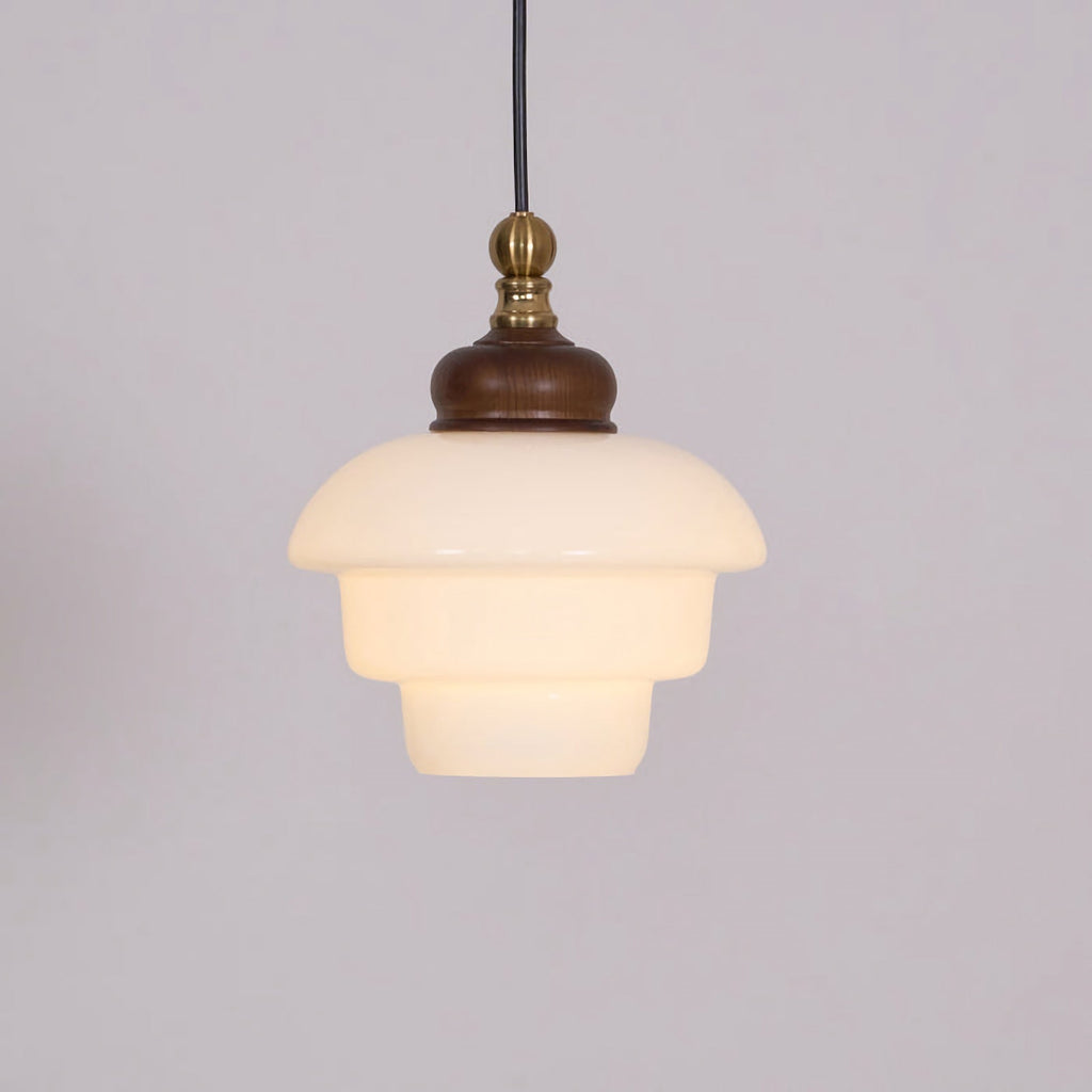 Nordic Cream White Glass Pendant Lights