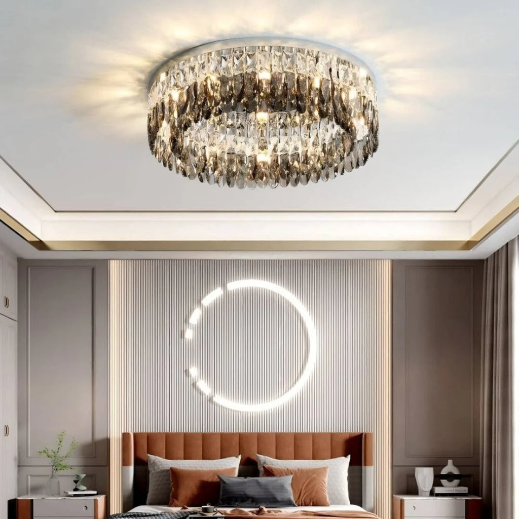 Round Giano Crystal Ceiling Ceiling light