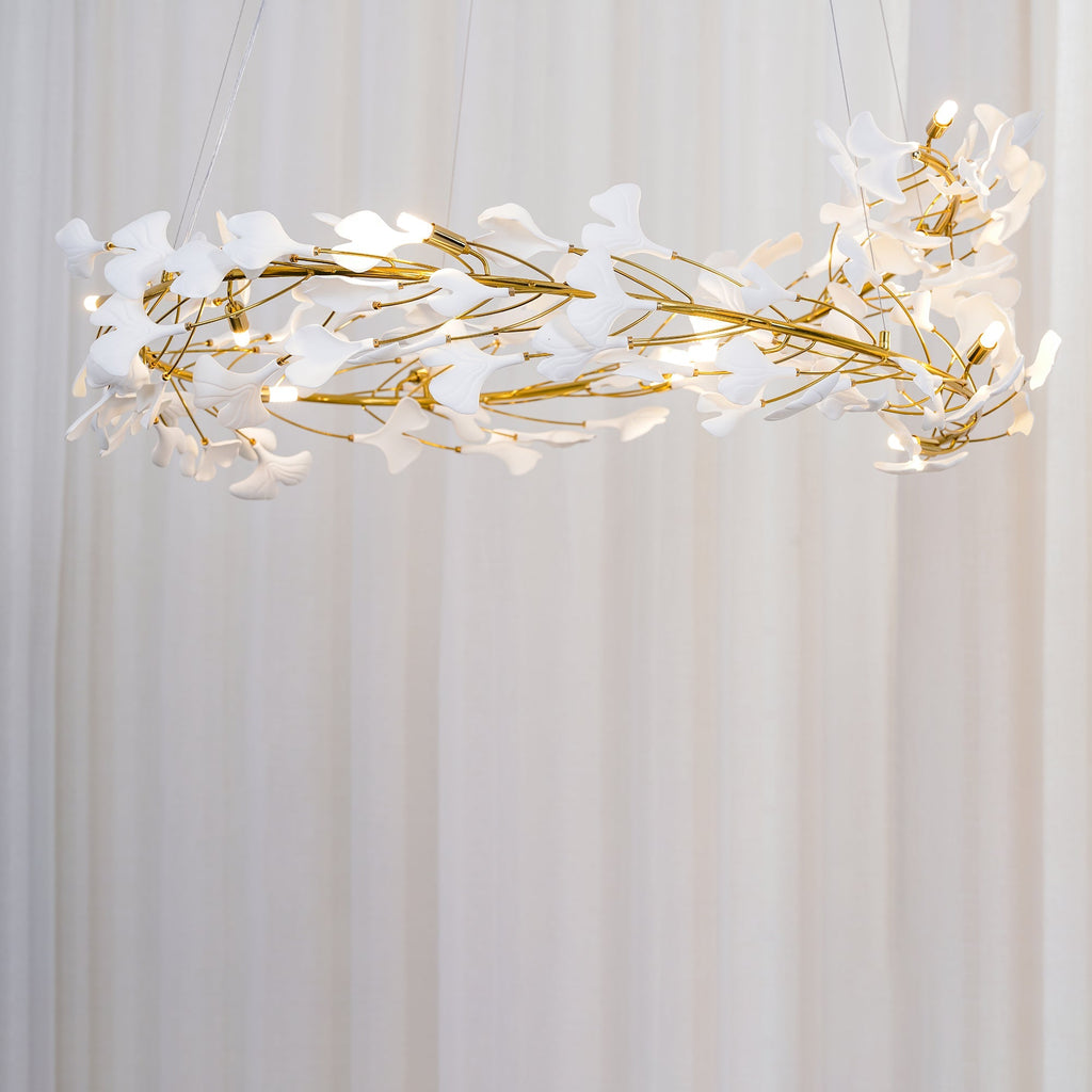 Gingko Ceramic Chandelier U