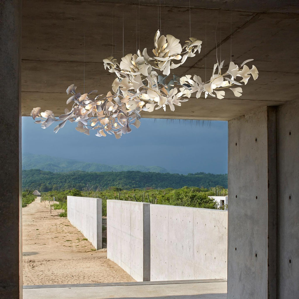Gingko Ceramic Chandelier A