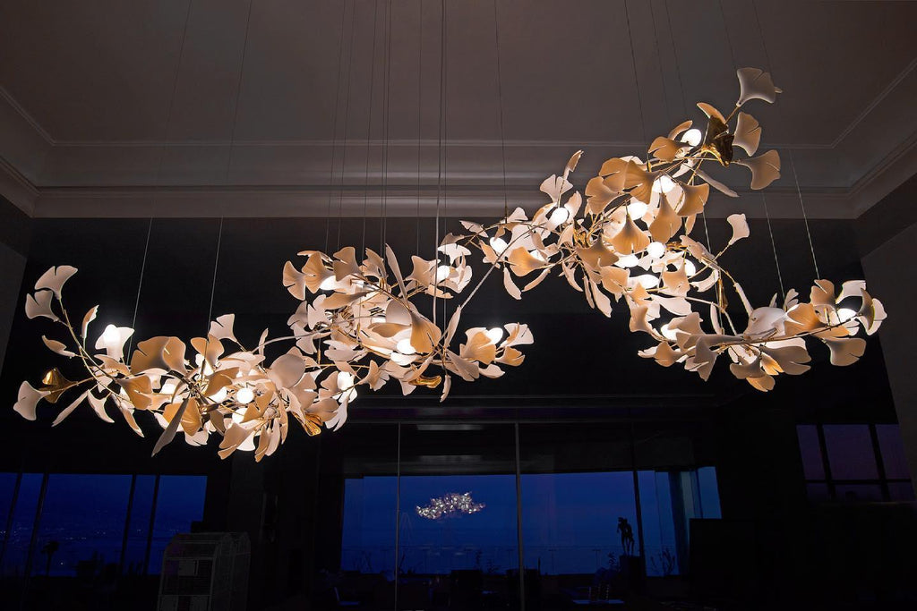 Gingko Ceramic Chandelier A