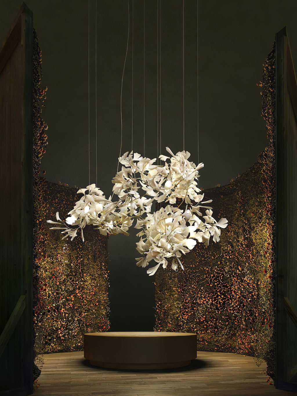 Gingko Ceramic Chandelier F