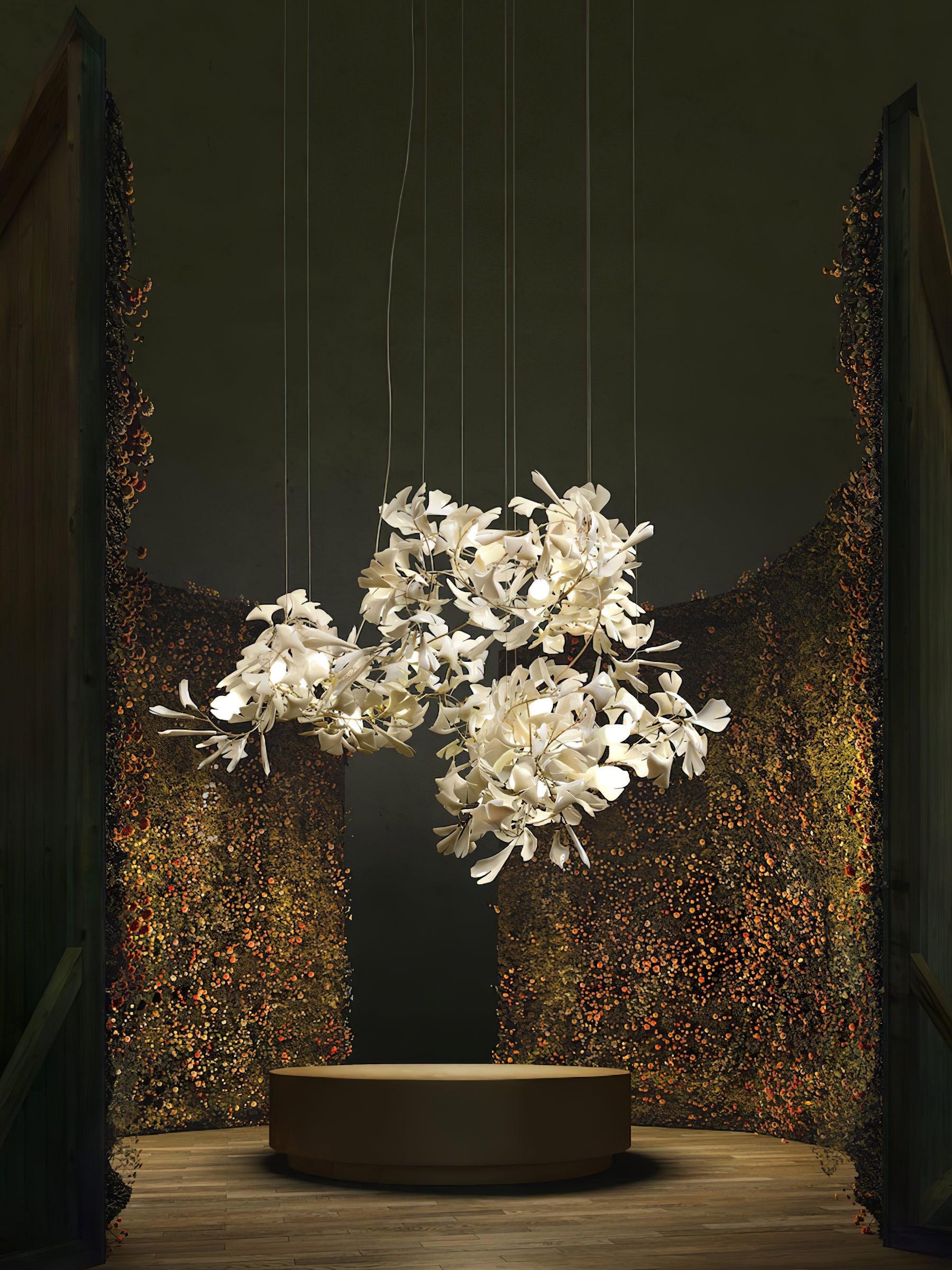Gingko Ceramic Chandelier F