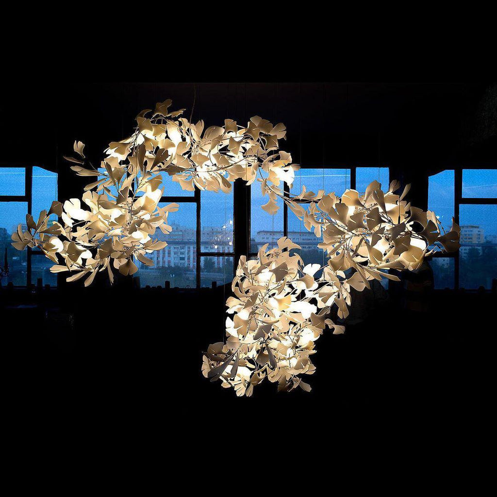 Gingko Ceramic Chandelier C
