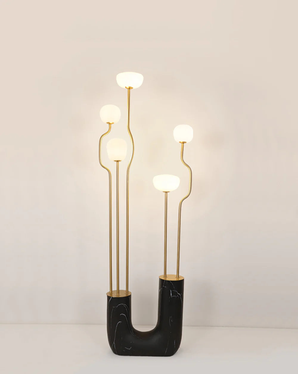 Glass Artistic Aria Bloom Floor Lamp