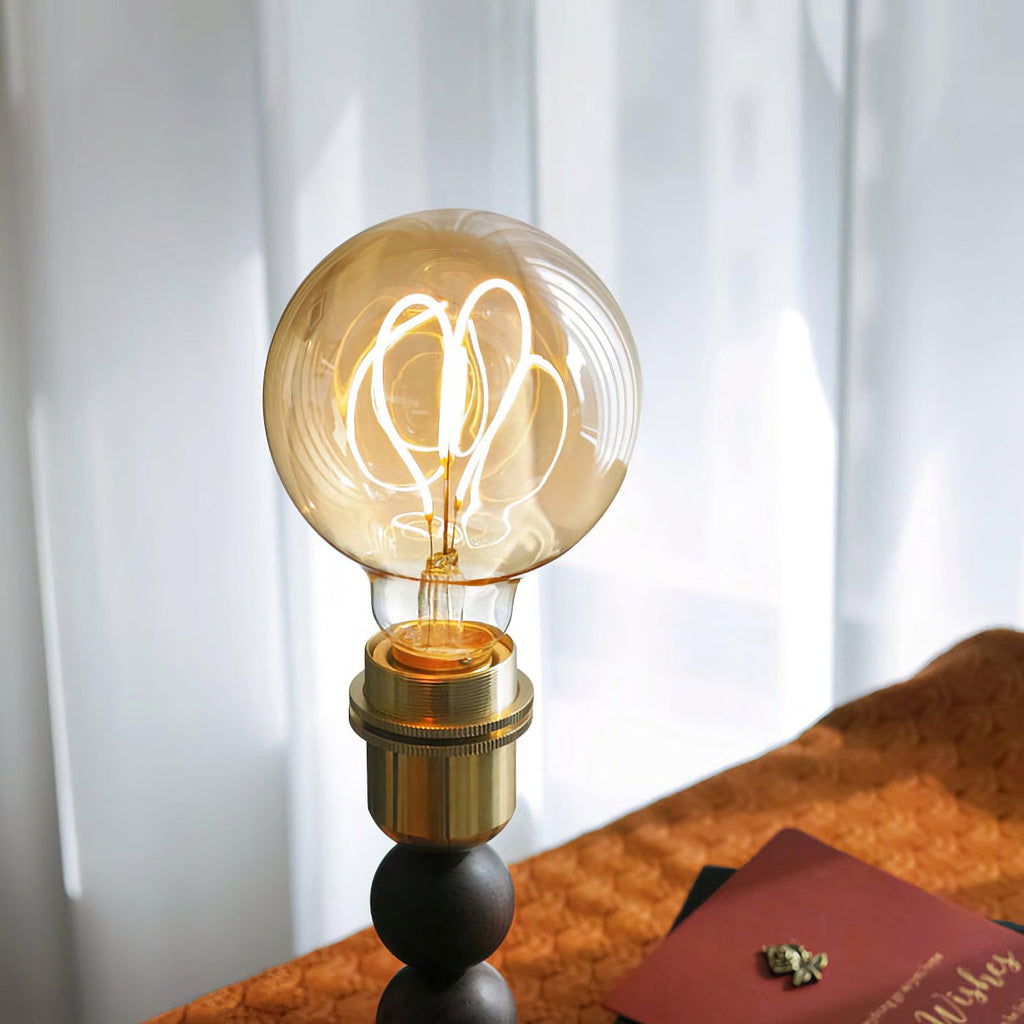 Glass Ball Table Lamp