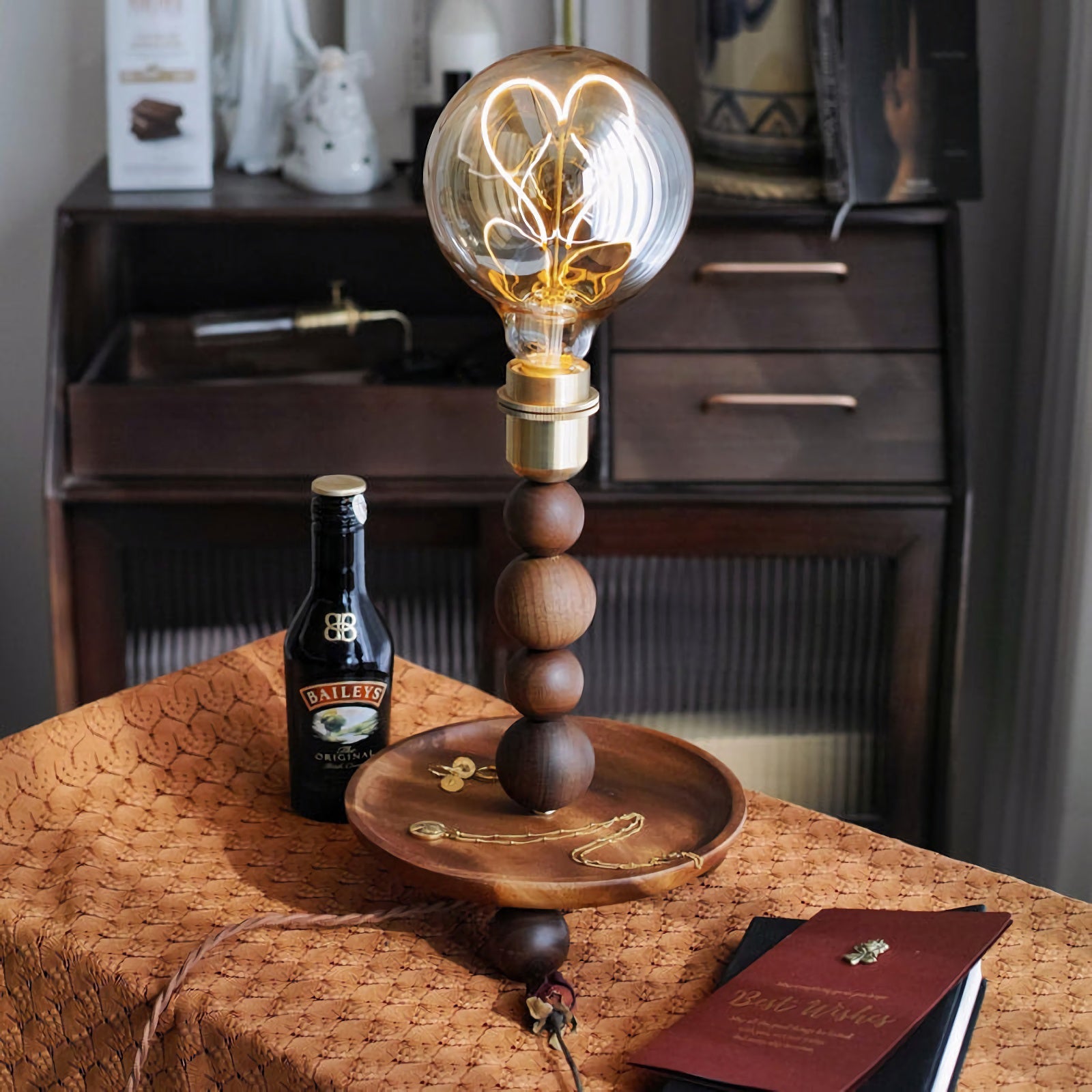 Glass Ball Table Lamp