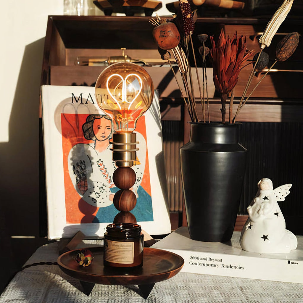 Glass Ball Table Lamp