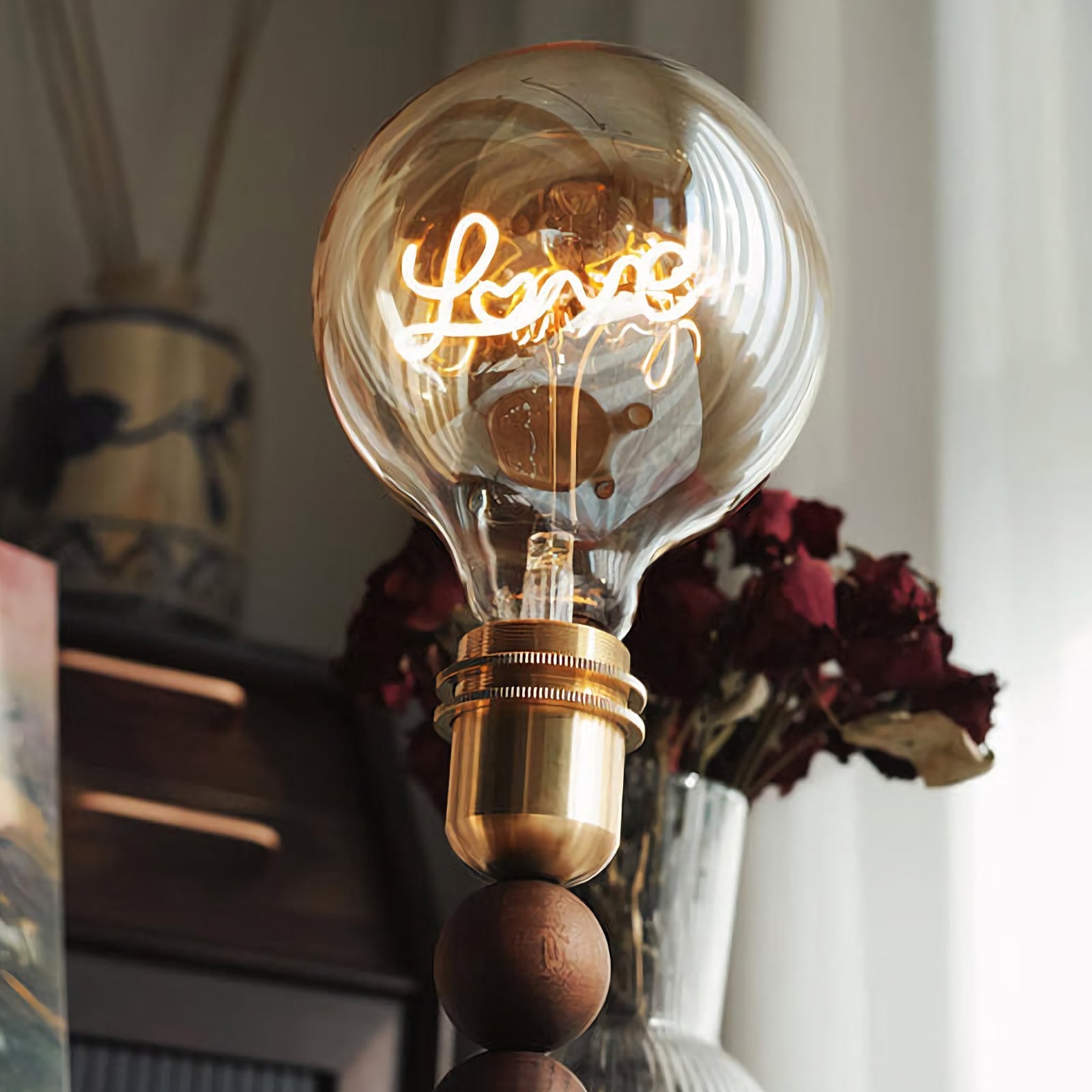 Glass Ball Table Lamp