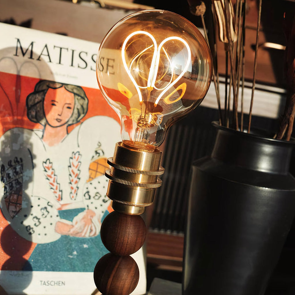 Glass Ball Table Lamp