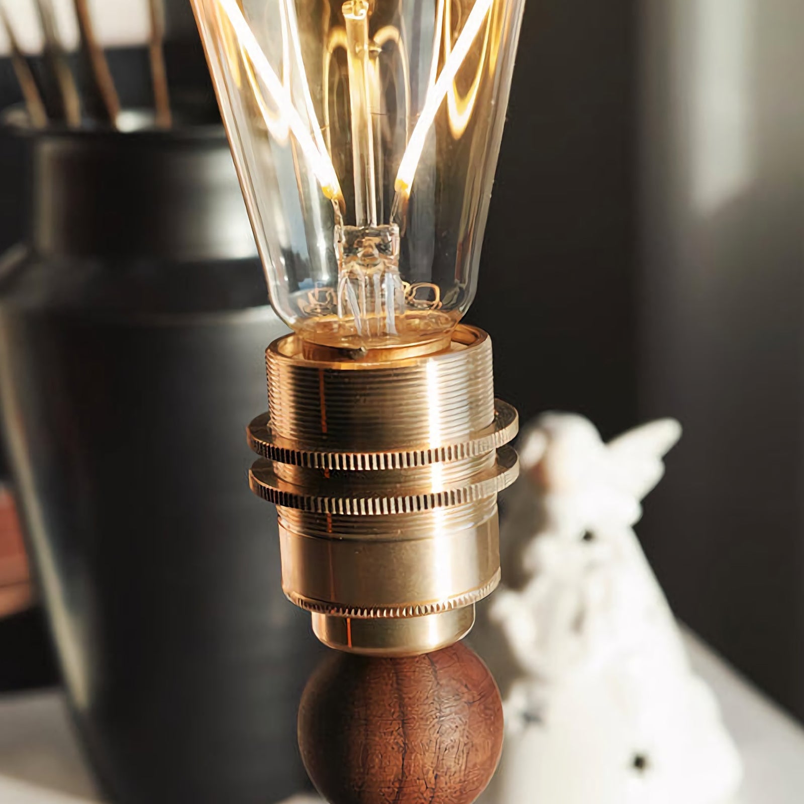 Glass Ball Table Lamp