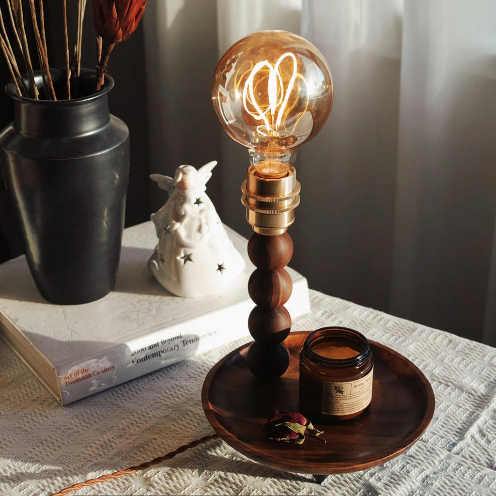 Glass Ball Table Lamp