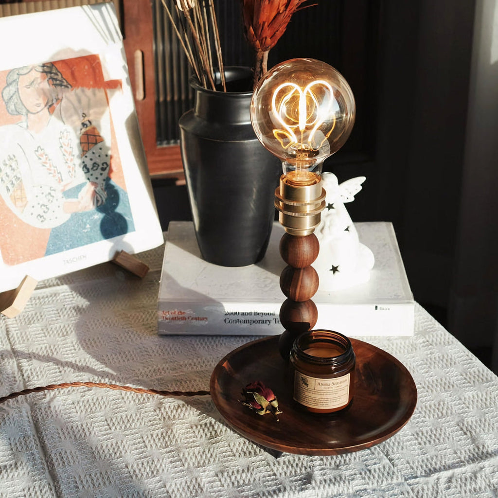 Glass Ball Table Lamp