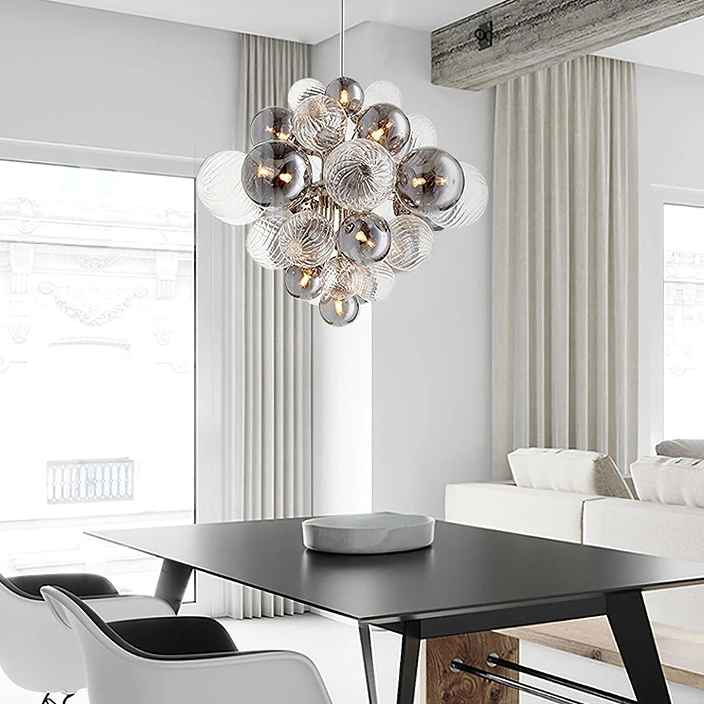 Glass Bubble Chandelier