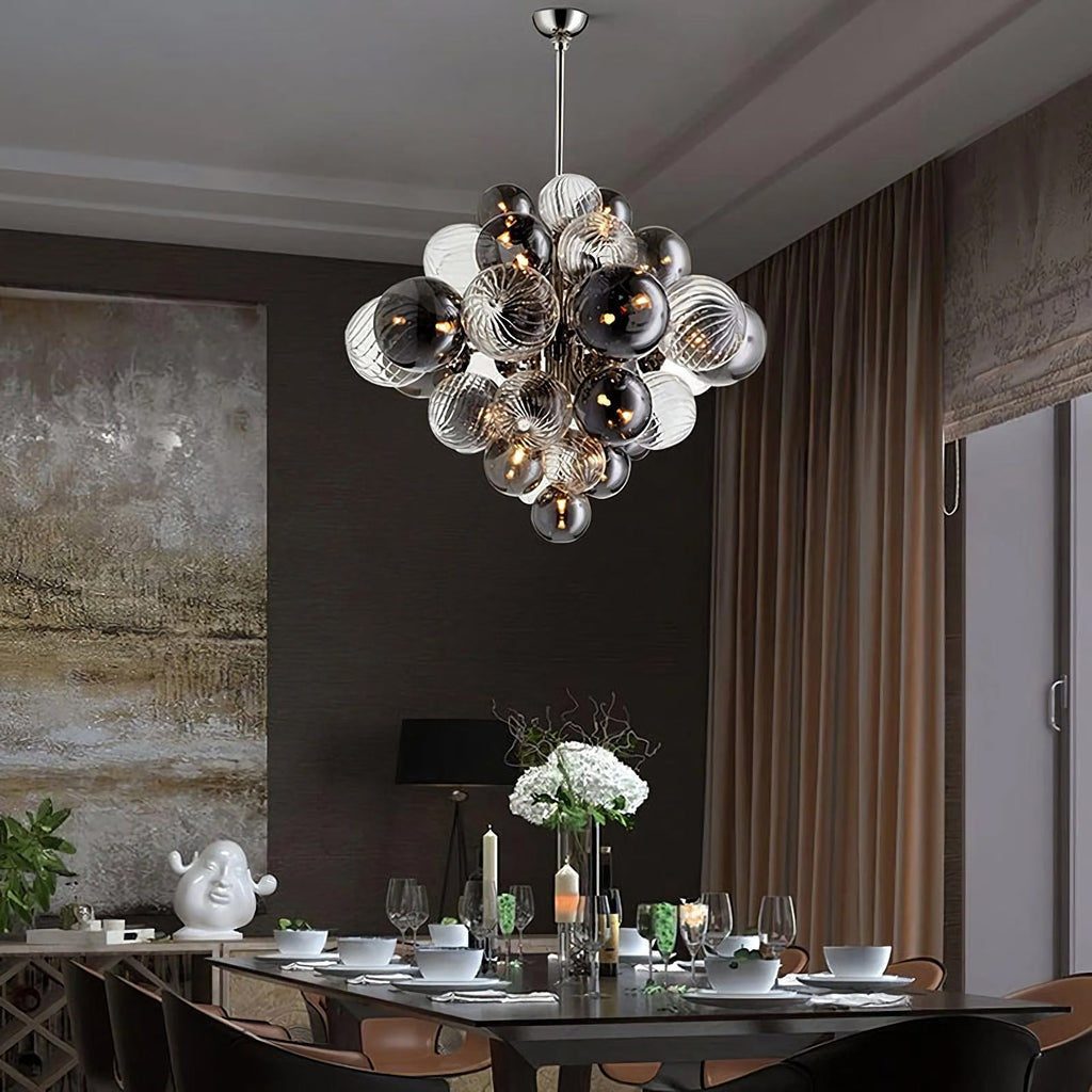 Glass Bubble Chandelier