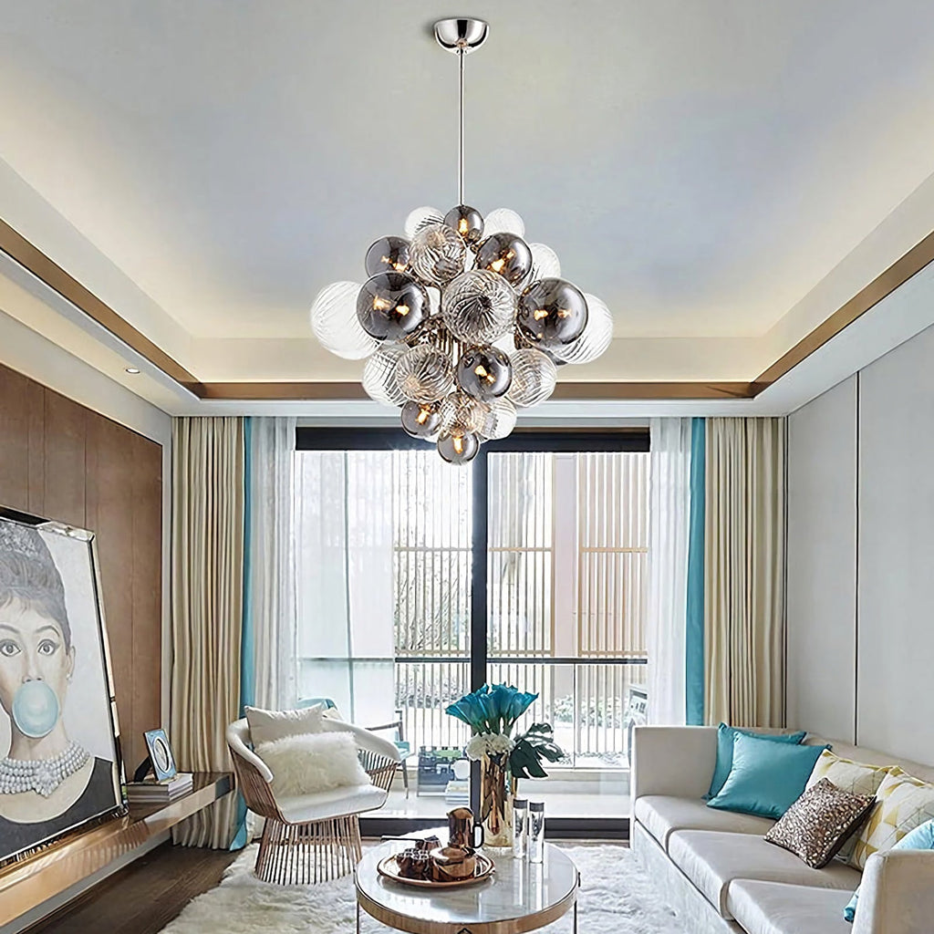 Glass Bubble Chandelier