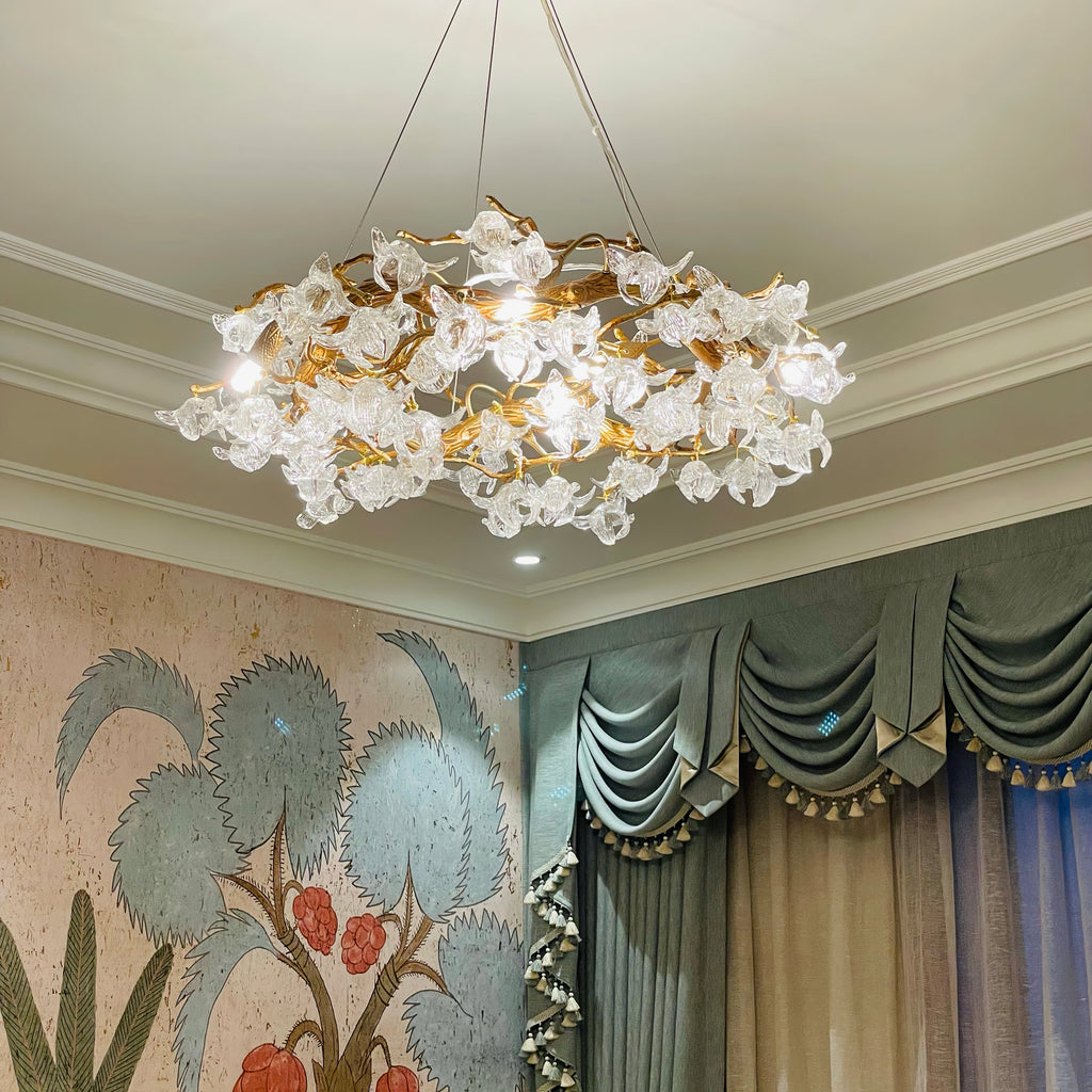 Hibiscus Flower Chandelier