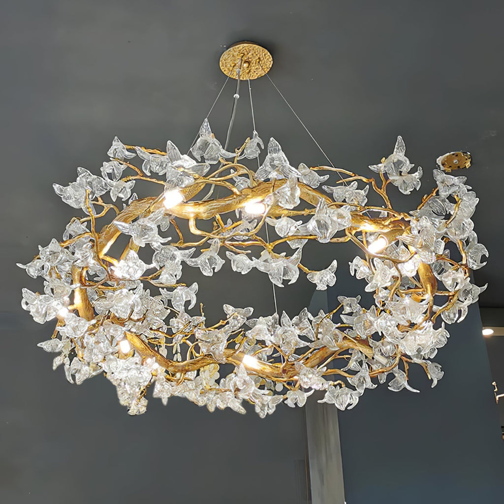 Hibiscus Flower Chandelier