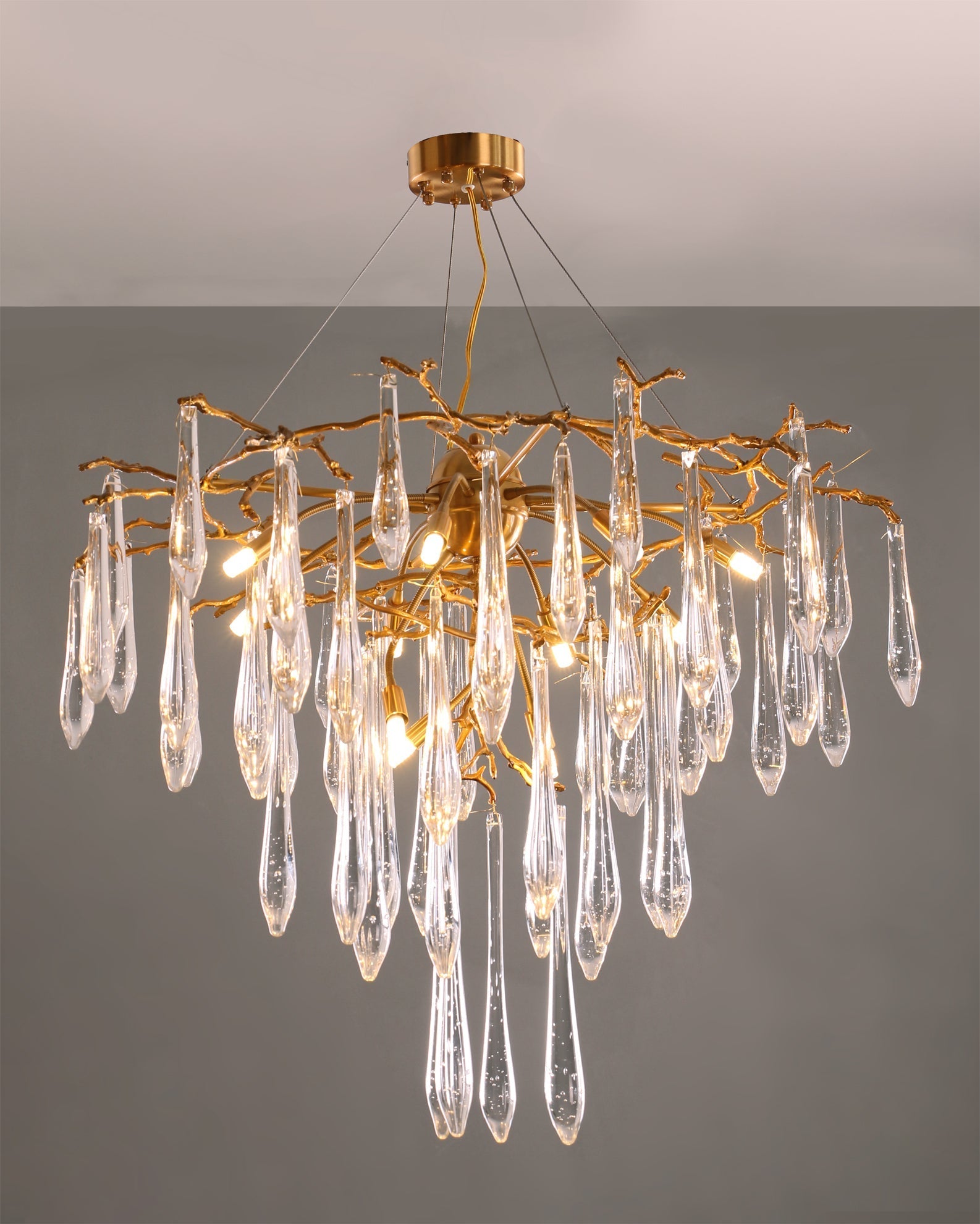 Icicle Crystal Chandelier